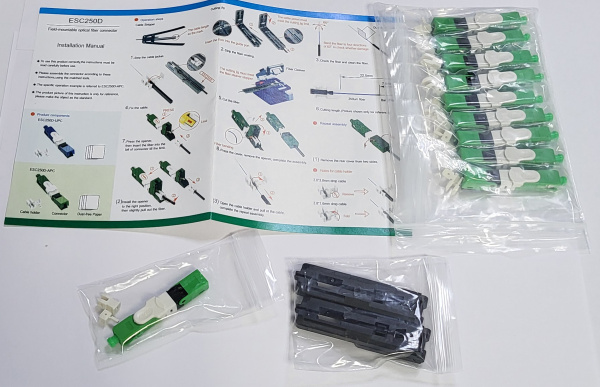 Быстрый коннектор SC/APC тип 2